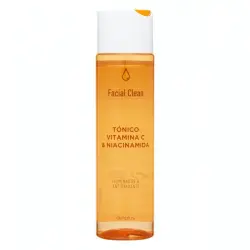 Tónico facial vitamina C y niacinamida Facial Clean Deliplus iluminador y antioxidante Bote 0.255 100 ml