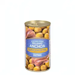 Aceitunas rellenas de anchoa Hacendado reducido en sal Bote 0.35 kg