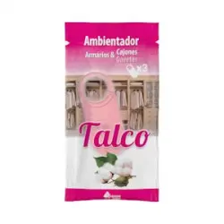 Ambientador Talco armarios y cajones Bosque Verde