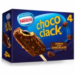 Bombón helado Chococlack Classic Nestlé sin gluten 4 ud.