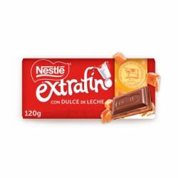Chocolate con leche relleno de dulce de leche Nestlé Extrafino 120 g.