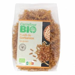 Fusilli de garbanzos ecológicos Carrefour Bio sin gluten 250 g,