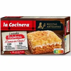 Lasaña Boloñesa La Cocinera 500 g.