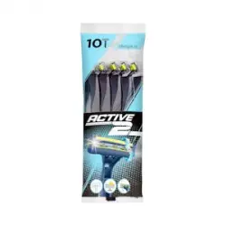 Maquinilla de afeitar desechable Active 2 Deliplus 2 hojas Paquete 1 ud