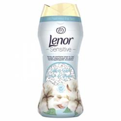 Perfume para la ropa en perlas frescor de algodón Sensitive Lenor 210 g.