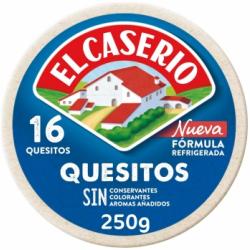 Queso fundido en porciones El Caserío sin gluten 250 g.