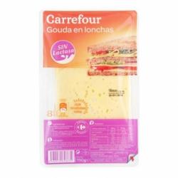 Queso gouda loncheado Carrefour 150 g.