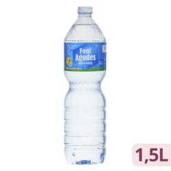 Agua mineral Font Agudes grande Botella 1.5 L
