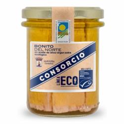 Bonito en aceite de oliva virgen extra Ecológico Consorcio 122 g.