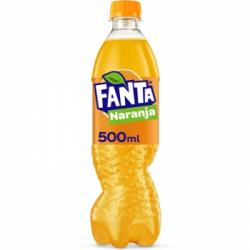 Fanta de naranja botella 50 cl.