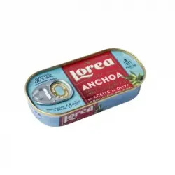 Filetes de anchoa del Cantábrico en aceite de oliva Gourmet Lorea 30 g.