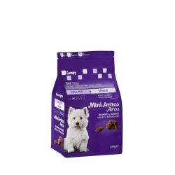 Mini aritos perro adulto y sénior Compy Paquete 1.5 kg