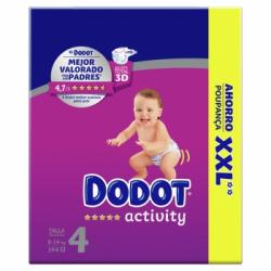 Pañales Dodot Activity T4 (9-14 kg) 144 ud.