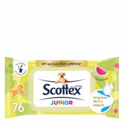 Papel higiénico húmedo Junior Jumbo Scottex 76 ud.