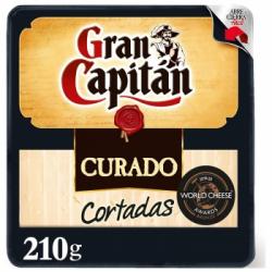 Queso de mezcla curado Gran Capitán cuña ya cortada de 210 g