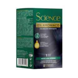 Tinte color permanente no 1.88 negro azul intenso 0% Amoniaco Science Les Cosmétiques 1 ud.