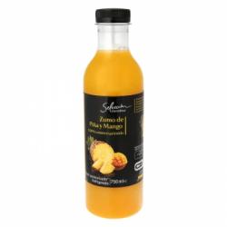 Zumo de piña y mango Carrefour Selección exprimido botella 75 cl.