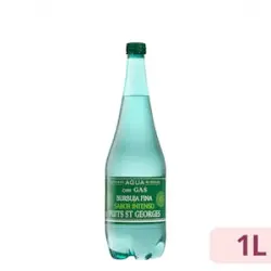 Agua mineral con gas grande Saint George sabor intenso