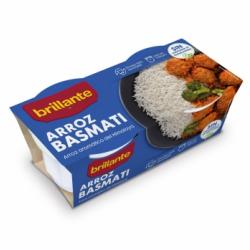 Arroz basmati para microondas Brillante pack de 2 ud. de 125 g.