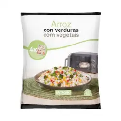 Arroz con verduras Hacendado ultracongelado Paquete 0.8 kg