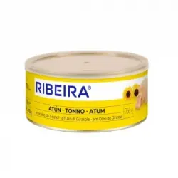 Atún en aceite de girasol Riberia 650 g.