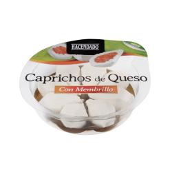 Caprichos de queso con membrillo Hacendado Bandeja 0.064 kg