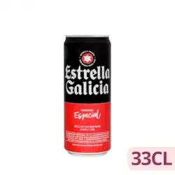 Cerveza especial Estrella Galicia Lata 330 ml
