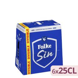 Cerveza sin alcohol Falke 6 botellines X 250 ml