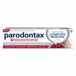 Dentífrico con flúor de uso diario complete protección Blanqueante Parodontax 75 ml.