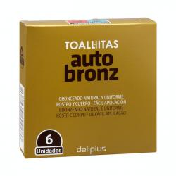 Toallitas autobronceadoras Deliplus monodosis Caja 6 ud