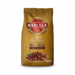 Café en grano natural Marcilla Gran Aroma 500 g.