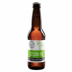 Cerveza artesana Carrefour Sensation Session IPA botella 33 cl.