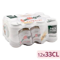 Cerveza especial San Miguel 12 latas X 330 ml