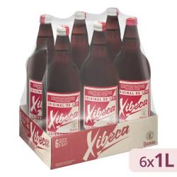 Cerveza suave Xibeca Damm 6 botellas X 1 L