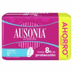 Compresas normal con alas ultrafina Ausonia 36 ud.