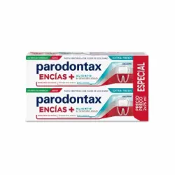Dentífrico encías + aliento y sensibilidad Parodontaxpack de 2 unidades de 75 ml.