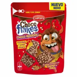 Galletas con toppings de cereales y chocolate Choco Flakes Cuétara 100 g.