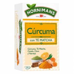 Infusión de cúrcuma con té matcha en bolsitas Hornimans 20 ud.