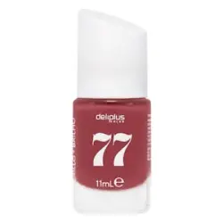 Laca de uñas alto brillo Deliplus 77 teja  1 ud