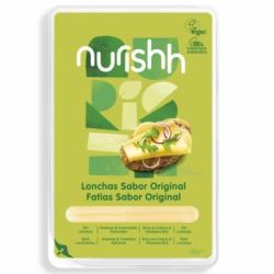 Preparado sabor original en lonchas Nurishh sin gluten sin lactosa 160 g.