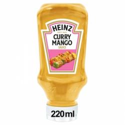 Salsa curry y mango Heinz envase 220 ml.