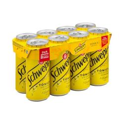 Tónica original Schweppes 8 latas X 330 ml