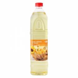 Aceite refinado de girasol especial para freír Carrefour 1 l.