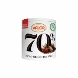 Cacao negro intenso soluble 70% Valor sin gluten 300 g.
