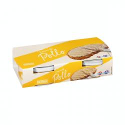 Crema para untar de pollo Hacendado 2 latas X 0.08 kg