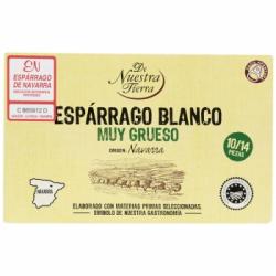 Espárrago blanco de Navarra muy grueso De Nuestra Tierra 425 g.