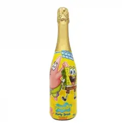 Espumoso Party Drink Bob Esponja sin alcohol sin gluten 75 cl.