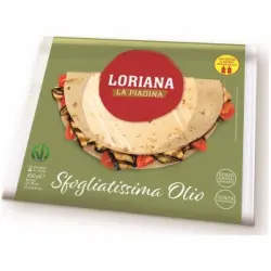 Piadina Sfogliatissima con aceite de oliva virgen extra Loriana 350 g