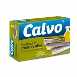Sardinas en aceite de oliva Calvo 84 g.