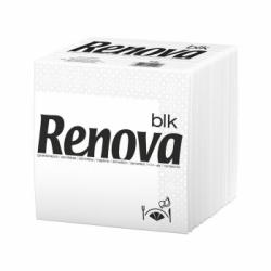 Set de Servilletas 2 capas de Celulosa RENOVA Cocktail 90pz - Blancas